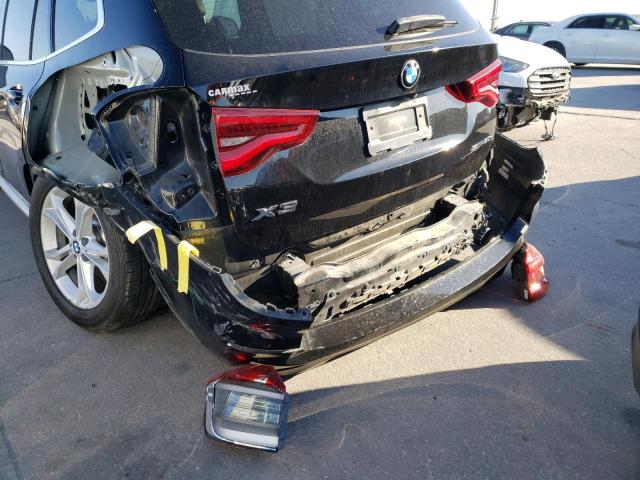 5UXTR7C51KLR39497 - 2019 BMW X3 SDRIVE3 Қара фото 9