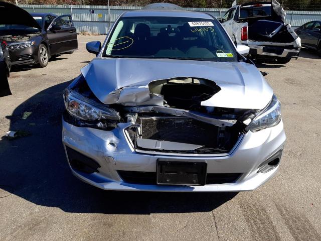 4S3GKAC69K3616103 - 2019 SUBARU IMPREZA PR SILVER photo 9