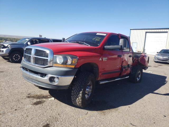 3D7KS28AX8G210159 - 2008 DODGE RAM 2500 S RED photo 2