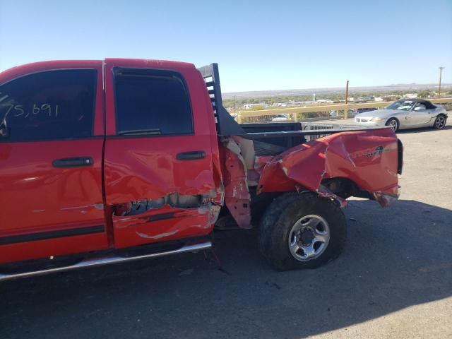 3D7KS28AX8G210159 - 2008 DODGE RAM 2500 S RED photo 9