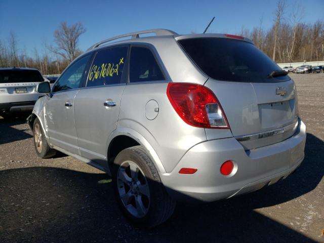 3GNAL3EK8ES663377 - 2014 CHEVROLET CAPTIVA LT SILVER photo 3