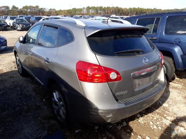 JN8AS5MV8CW375674 - 2012 NISSAN ROGUE S GRAY photo 3