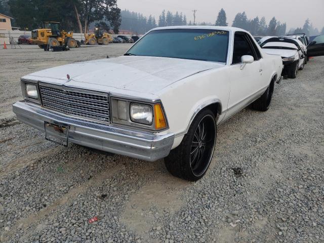 1W80JAK517630 - 1980 CHEVROLET PICK UP WHITE photo 2