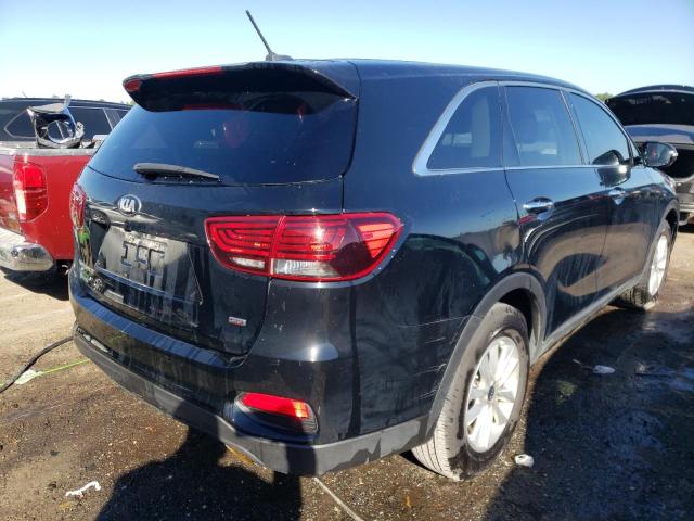 5XYPG4A31KG575649 - 2019 KIA SORENTO L BLACK photo 4