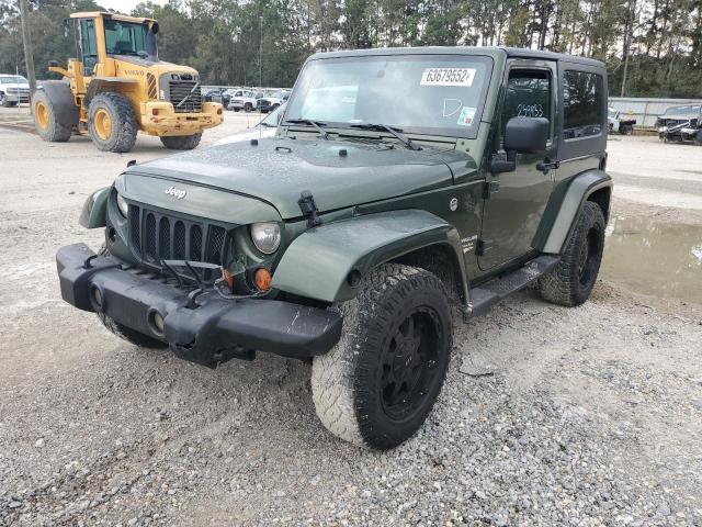 1J4FA54157L207347 - 2007 JEEP WRANGLER S GREEN photo 2