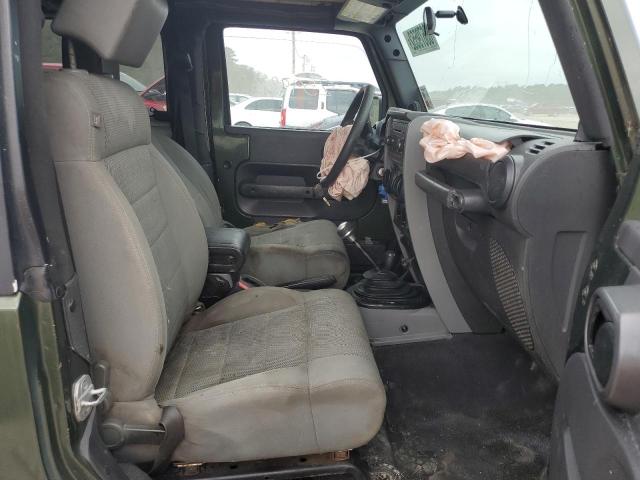 1J4FA54157L207347 - 2007 JEEP WRANGLER S GREEN photo 5