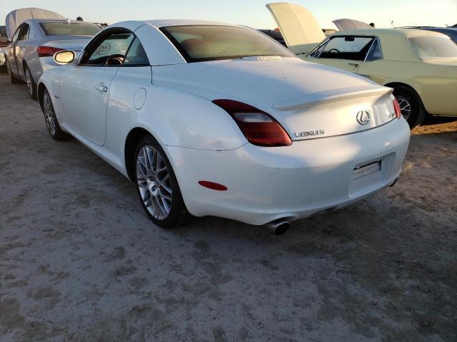 JTHFN45Y779012412 - 2007 LEXUS SC 430 WHITE photo 3