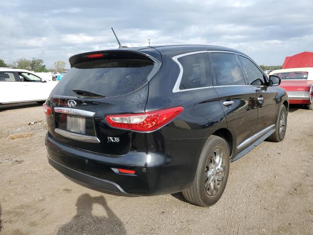 5N1AL0MN8DC309538 - 2013 INFINITI JX35 BLACK photo 4