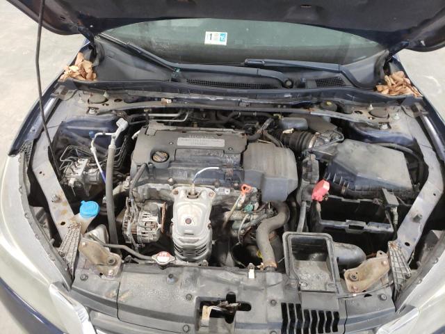 1HGCR2F8XDA015828 - 2013 HONDA ACCORD EXL BLUE photo 7