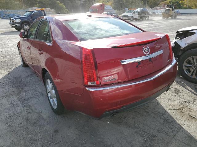 1G6DV57V680185333 - 2008 CADILLAC CTS HI FEA RED photo 3