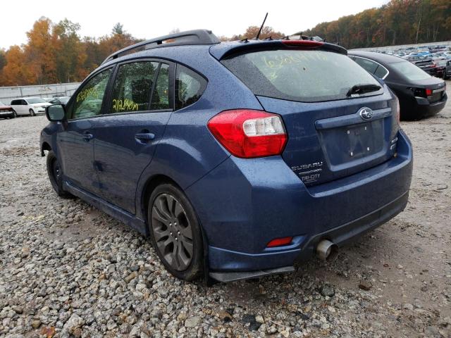 JF1GPAL66CH231528 - 2012 SUBARU IMPREZA SP BLUE photo 3