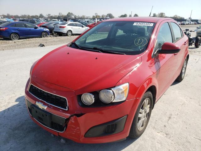 1G1JA5SH4C4217137 - 2012 CHEVROLET SONIC LS RED photo 2