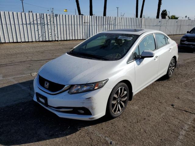 19XFB2F90EE274917 - 2014 HONDA CIVIC EXL 白色 照片 2