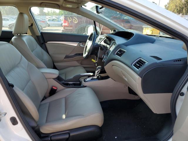 19XFB2F90EE274917 - 2014 HONDA CIVIC EXL 白色 照片 5