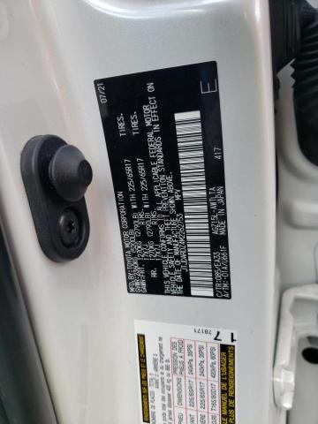 JTJDARDZ4M2262753 - 2021 LEXUS NX 300 BAS WHITE photo 10