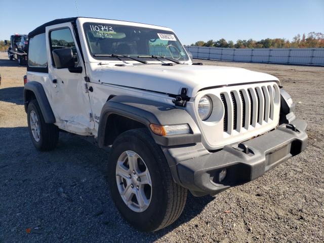 1C4GJXAG8LW232475 - 2020 JEEP WRANGLER S WHITE photo 1