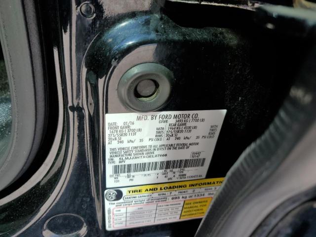 5LMJJ3HTXGEL07666 - 2016 LINCOLN NAVIGATOR BLACK photo 10