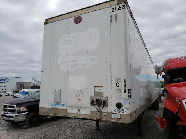 1GRAA0628DB700598 - 2013 GREAT DANE TRAILER DRY VAN WHITE photo 2