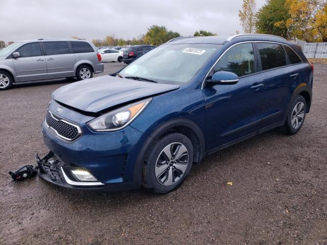 KNDCC3LC4K5321153 - 2019 KIA NIRO EX BLUE photo 2