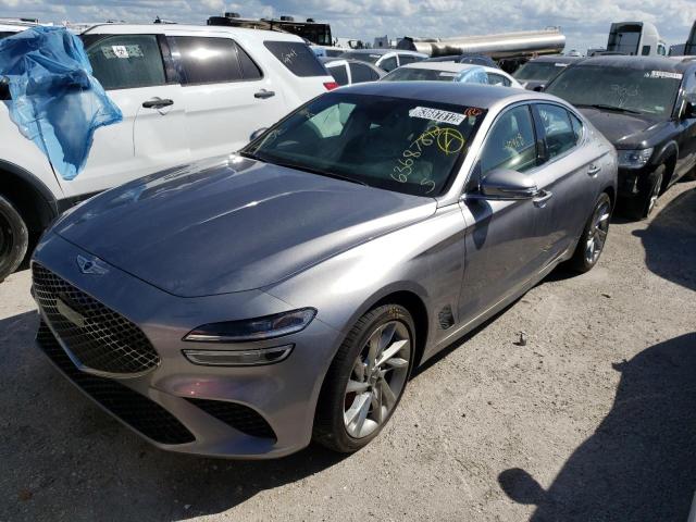 KMTG34TAXNU092981 - 2022 GENESIS G70 BASE SILVER photo 2