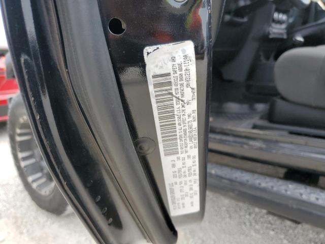 1J4AA2D1XBL602173 - 2011 JEEP WRANGLER S BLACK photo 10