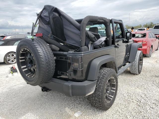 1J4AA2D1XBL602173 - 2011 JEEP WRANGLER S BLACK photo 4