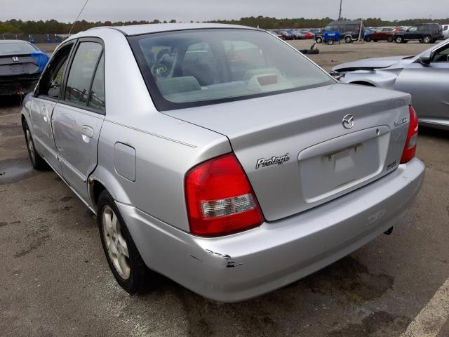 JM1BJ225620637343 - 2002 MAZDA PROTEGE SILVER photo 3