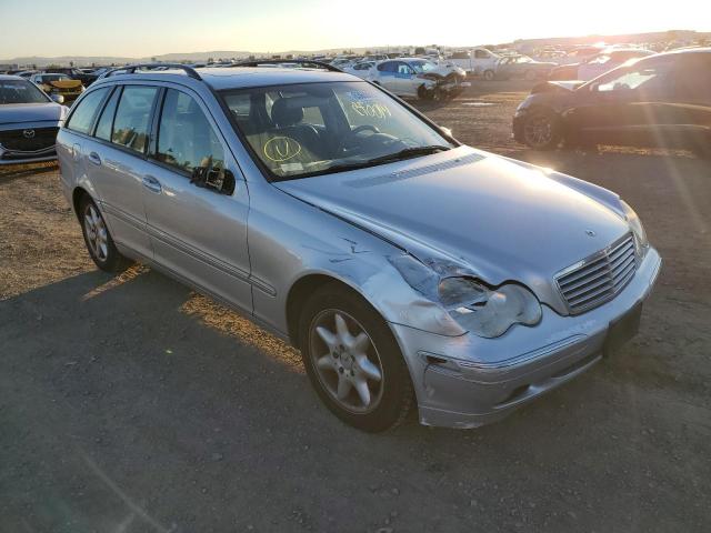 WDBRH61J44F489594 - 2004 MERCEDES-BENZ C 240 SPOR SILVER photo 1