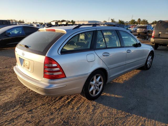 WDBRH61J44F489594 - 2004 MERCEDES-BENZ C 240 SPOR SILVER photo 4