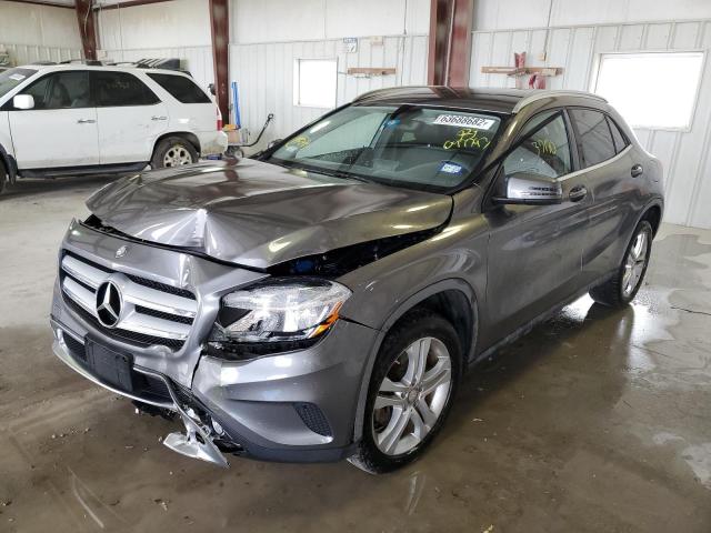 WDCTG4GBXFJ097793 - 2015 MERCEDES-BENZ GLA 250 4M GRAY photo 2