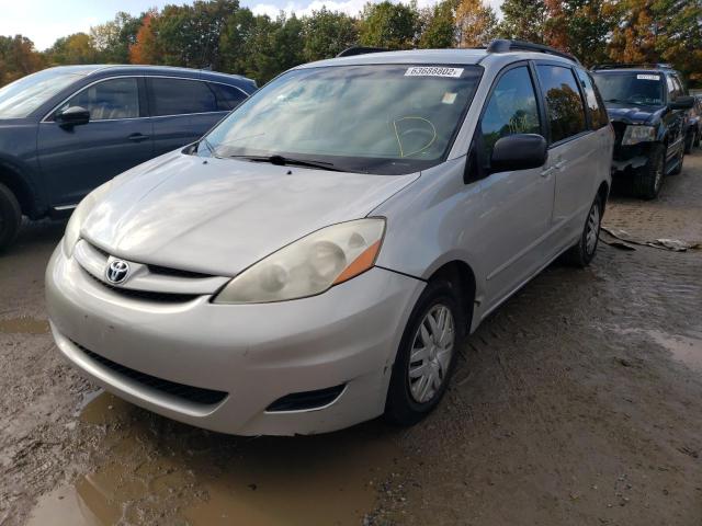 5TDZK23C68S151002 - 2008 TOYOTA SIENNA SILVER photo 2