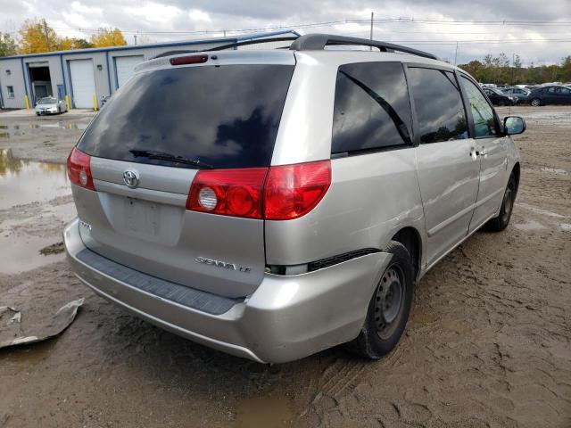 5TDZK23C68S151002 - 2008 TOYOTA SIENNA SILVER photo 4