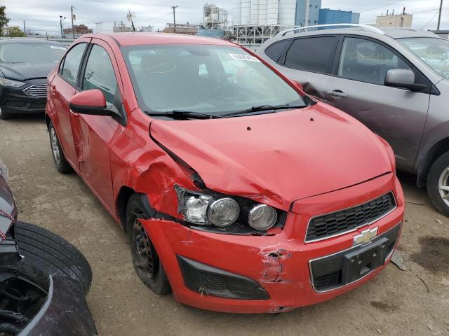 1G1JA5SH3D4220225 - 2013 CHEVROLET SONIC LS RED photo 1