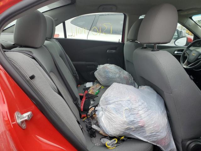 1G1JA5SH3D4220225 - 2013 CHEVROLET SONIC LS RED photo 6