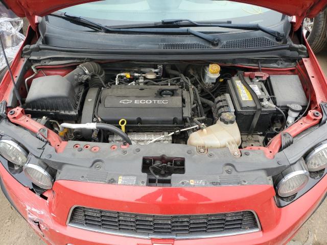 1G1JA5SH3D4220225 - 2013 CHEVROLET SONIC LS RED photo 7