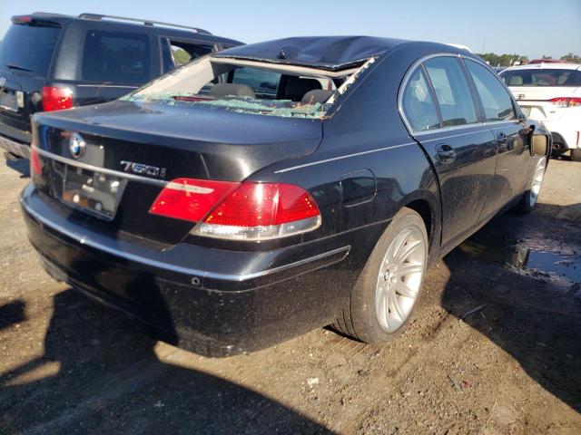 WBAHL83516DT05652 - 2006 BMW 750 I BLACK photo 4