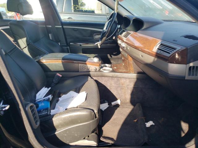 WBAHL83516DT05652 - 2006 BMW 750 I BLACK photo 5