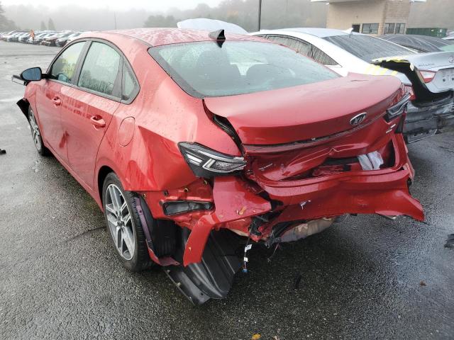 3KPF34AD8KE074903 - 2019 KIA FORTE GT L RED photo 3