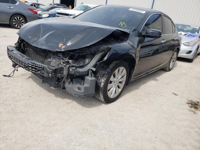 1HGCR2F83FA036734 - 2015 HONDA ACCORD EXL BLACK photo 2