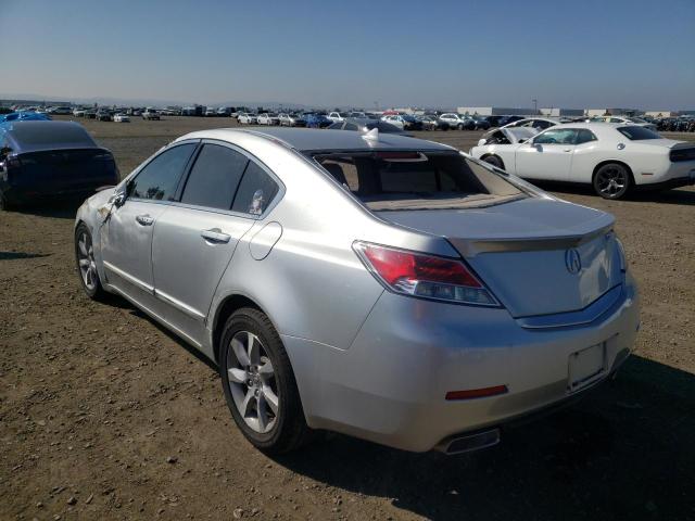 19UUA8F51DA007220 - 2013 ACURA TL ADVANCE SILVER photo 3