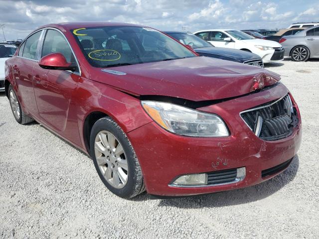 2G4GR5ER0D9248300 - 2013 BUICK REGAL RED photo 1