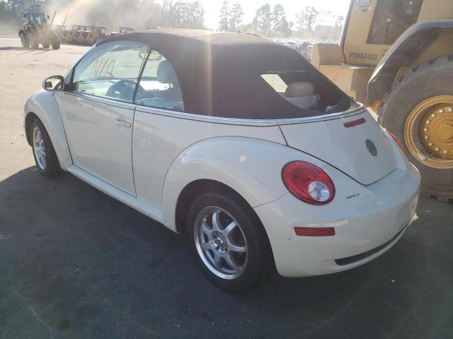 3VWRF31Y87M421142 - 2007 VOLKSWAGEN NEW BEETLE 白色 照片 3