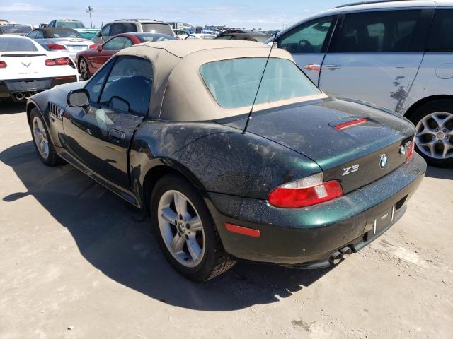 4USCH9344YLG03162 - 2000 BMW Z3 2.3 GREEN photo 3