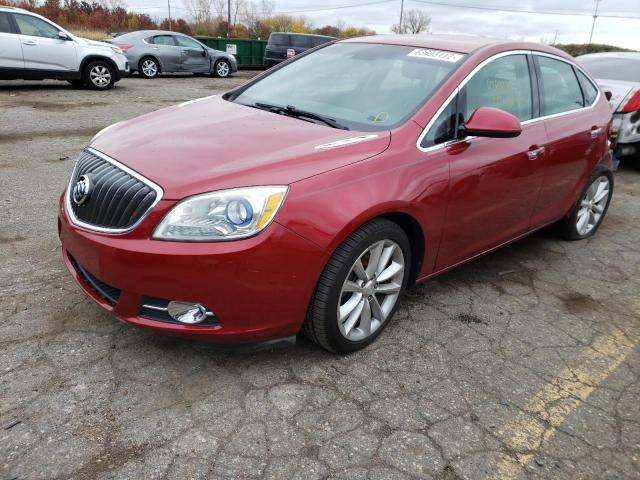 1G4PP5SK2C4171766 - 2012 BUICK VERANO RED photo 2