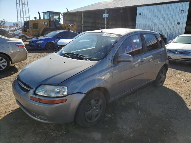 KL1TD66696B589571 - 2006 CHEVROLET AVEO BASE GRAY photo 2