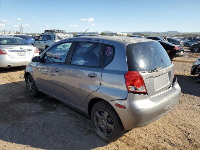 KL1TD66696B589571 - 2006 CHEVROLET AVEO BASE GRAY photo 3