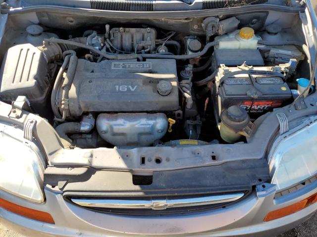 KL1TD66696B589571 - 2006 CHEVROLET AVEO BASE GRAY photo 7