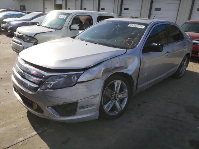 3FAHP0KC4BR143127 - 2011 FORD FUSION SPO SILVER photo 2