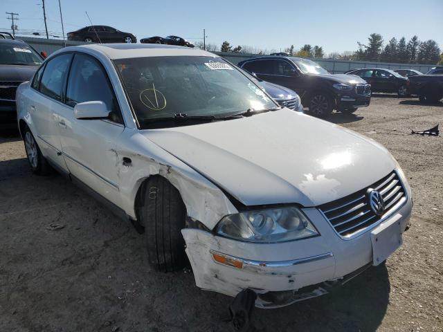 WVWPD63B63E364675 - 2003 VOLKSWAGEN PASSAT GLS WHITE photo 1