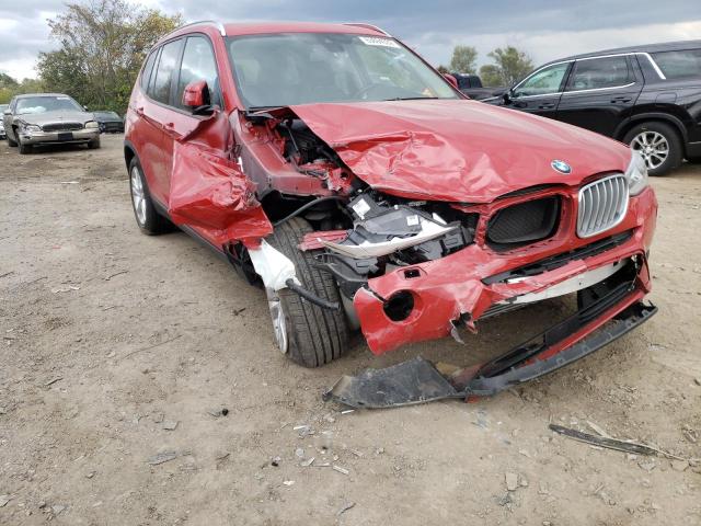 5UXWX7C52G0S15961 - 2016 BMW X3 RED photo 1